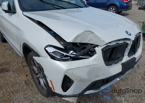 2022 BMW X3 xDrive30I из США, поврежденный, VIN 5UX53DP00N9N11834